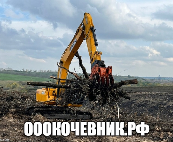 Вырубка, выкорчёвка, переработка в щепу деревьев и корней  в Новороссийске