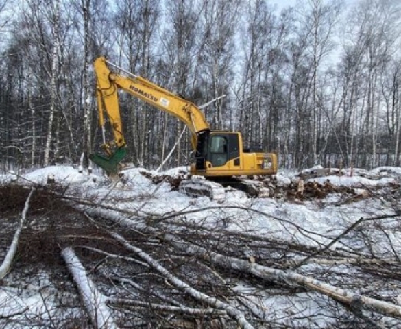 Утилизация корней пней порубочных остатков  в Калуге
