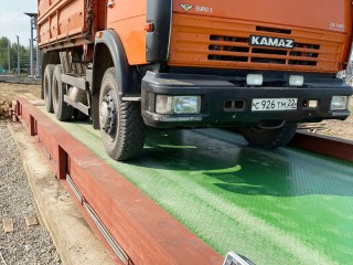 Автомобильные весы АСП 120 тонн 24 метра на поверхности в Белгороде