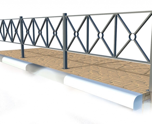 Пешеходные ограждения  в Москве